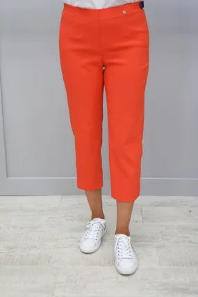 Robell Marie Orange Cropped Trousers - 51576 5499 321