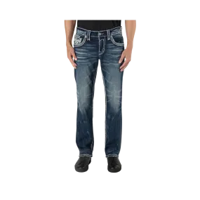 Rock Revival Men's Ronin Straight Cut Jeans