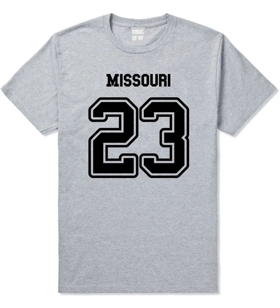 Sport Style Missouri 23 Team State Jersey Mens T-Shirt