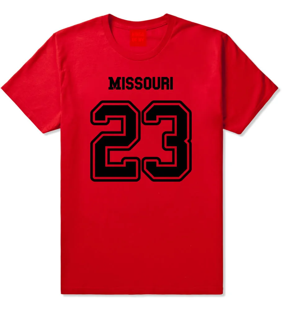 Sport Style Missouri 23 Team State Jersey Mens T-Shirt