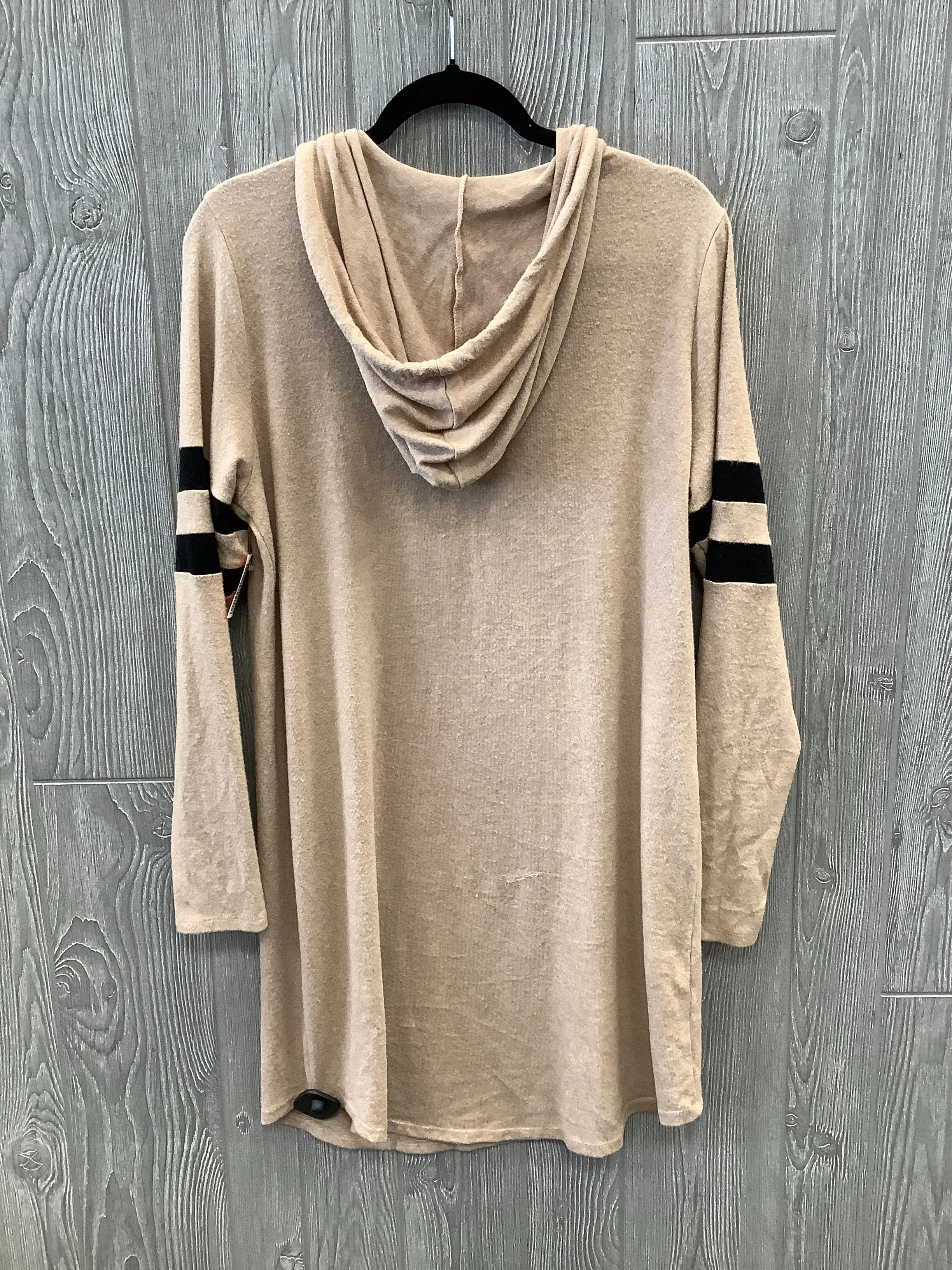 Tunic Long Sleeve By Cherish In Tan, Size: L