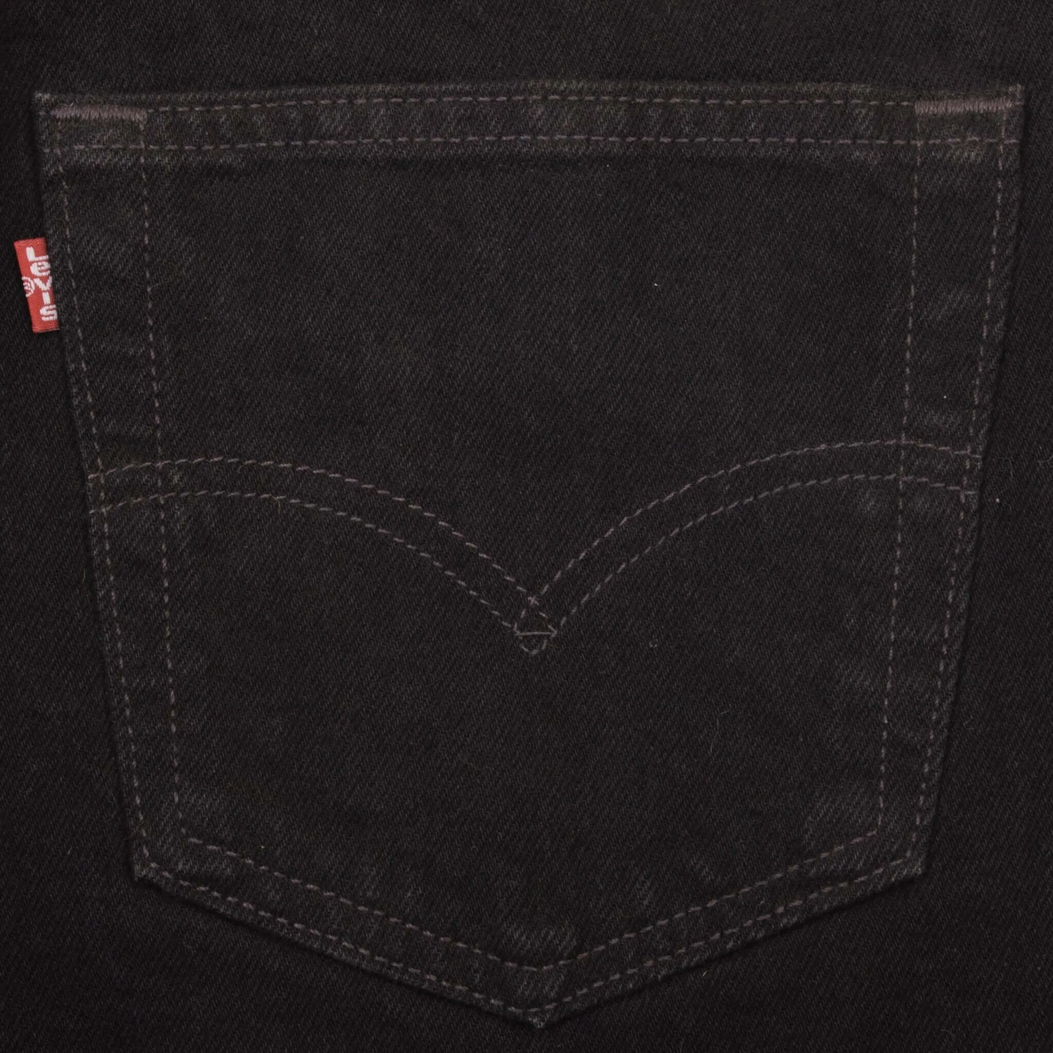 VINTAGE LEVIS 501 JEANS BLACK 1990S SIZE W33 L30 MADE IN USA