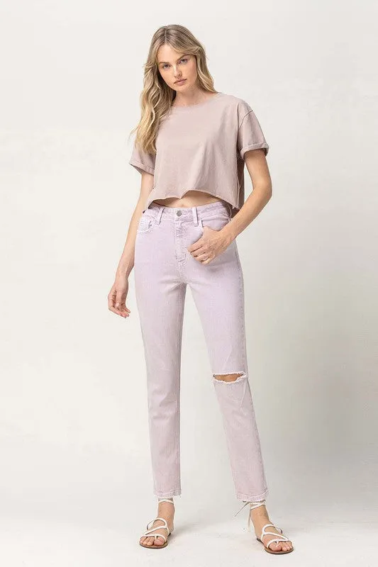 Xandra Stretch Mom Jeans