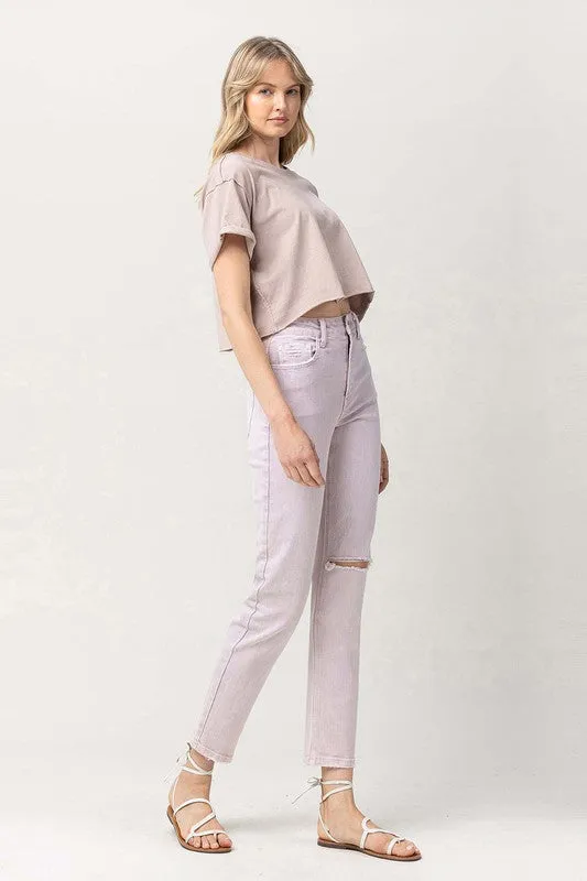 Xandra Stretch Mom Jeans