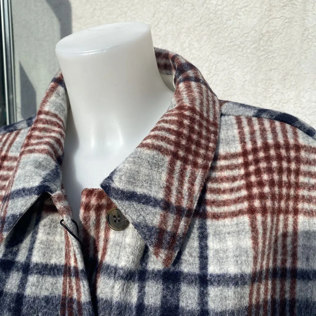 Zara plaid shacket NWT XL