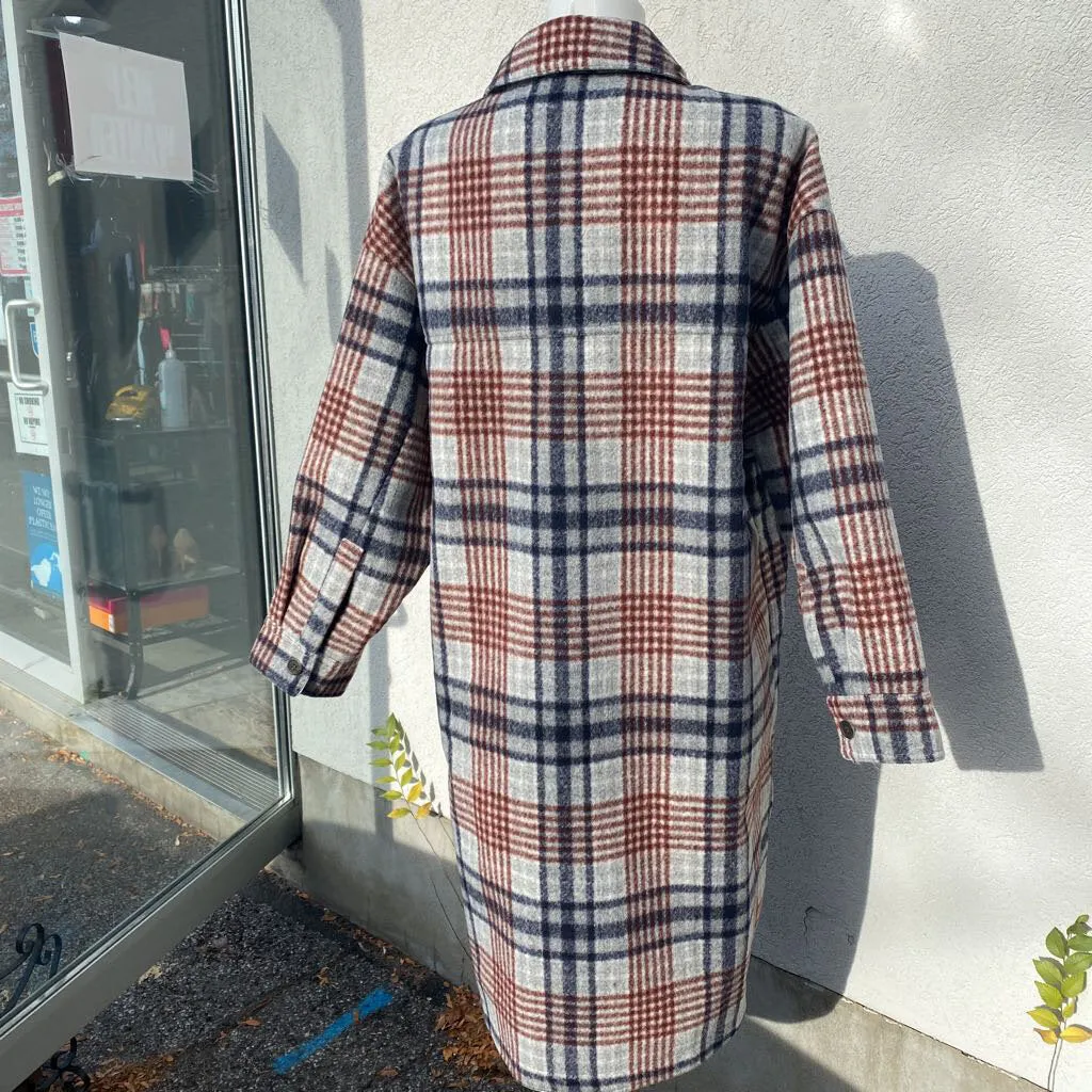 Zara plaid shacket NWT XL